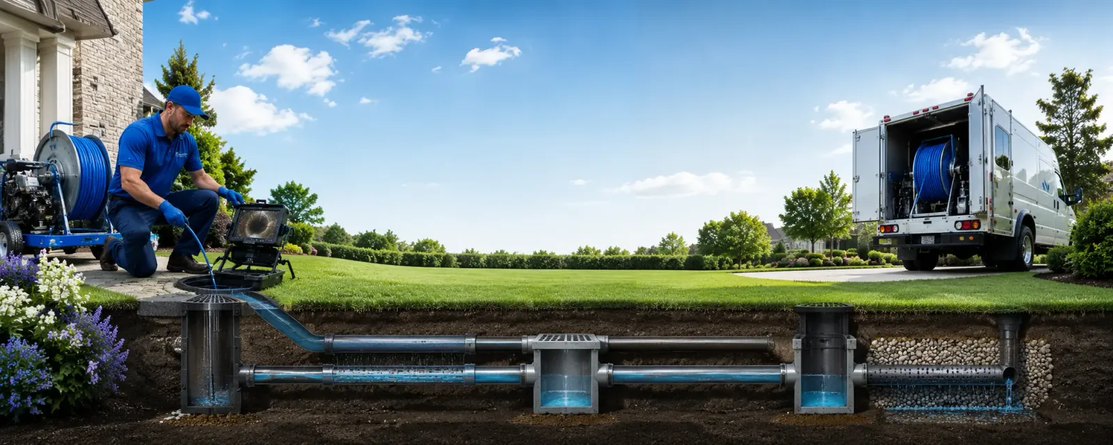Outdoor drain cleaning information for Leland, MS